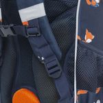 Ранец GRIZZLY анатомическая спинка, с мешком для обуви, для девочек, "FOX", 33х25х13 см, RAm-284-12/1