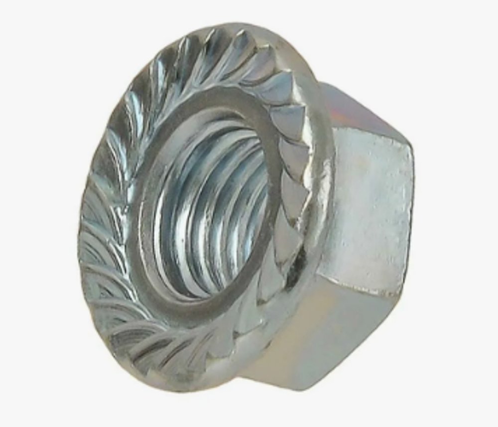 Гайка  5 с зубчастым буртиком (уп25/50шт)