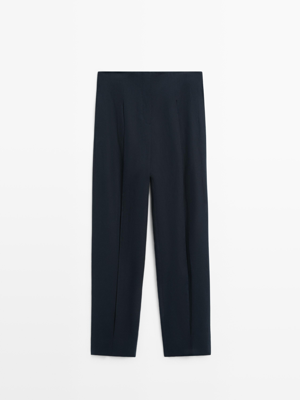 Massimo Dutti Брюки из льна, темно-синий