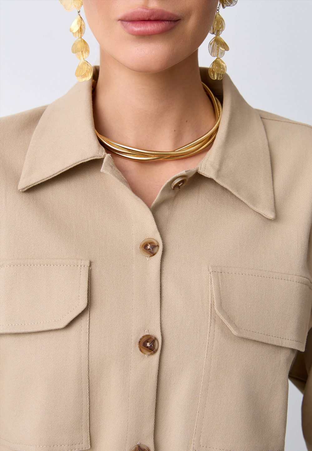 Рубашка джинсовая