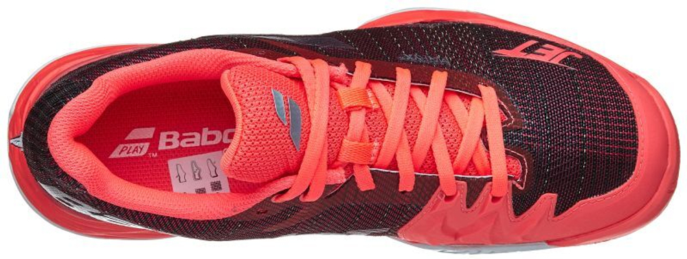Женские Кроссовки теннисные Babolat Jet Mach II All Court Women - fluo pink/silver/fandango