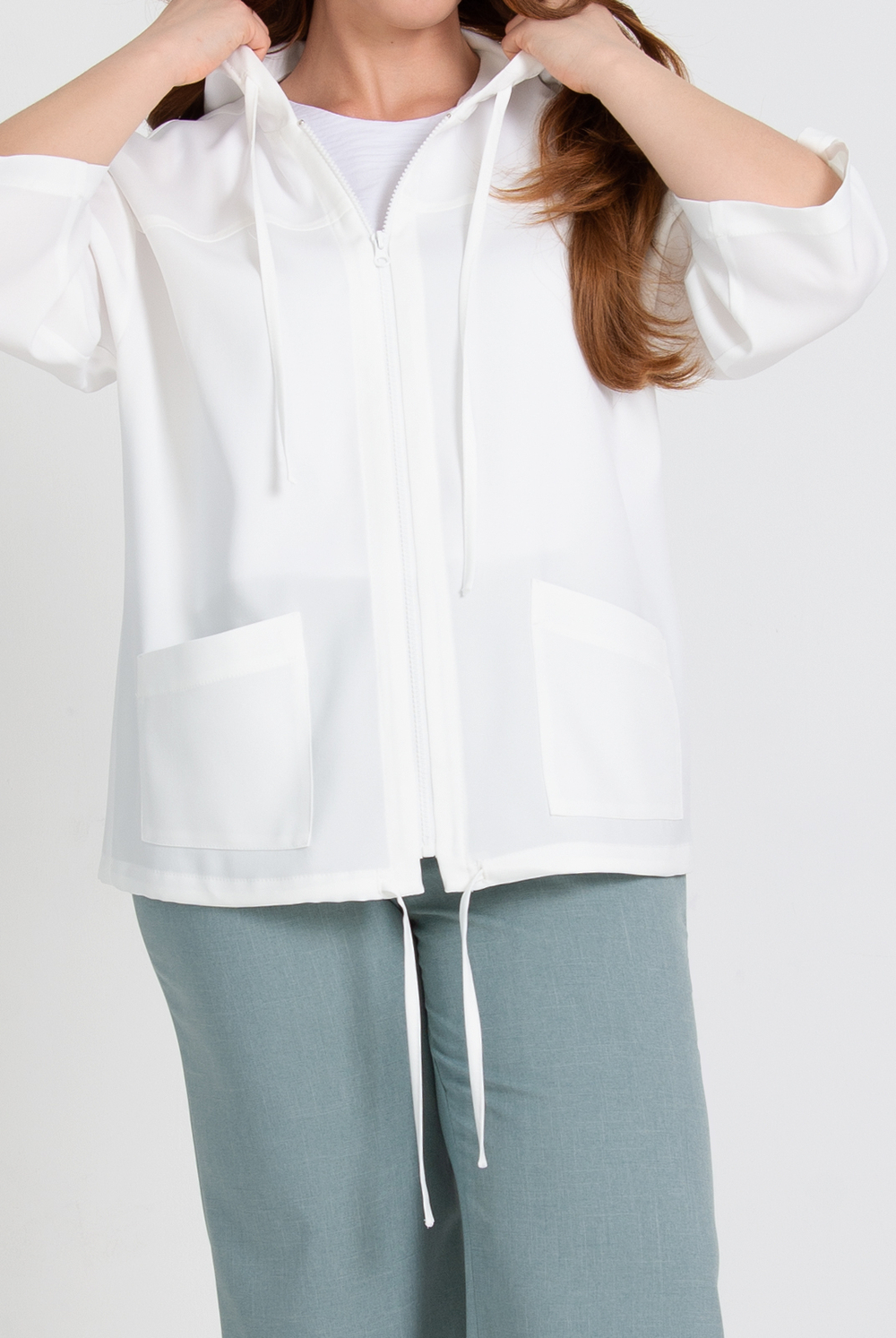 Жакет женский 4769з, бело-молочный #479БМ044769з