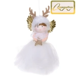 Подвеска «Фея из сказки» 14 см, белый