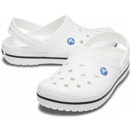 black crocs white sole