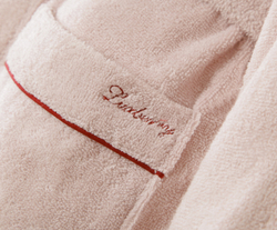 Элитный халат махровый Basic розовая пудра от Luxberry Португалия