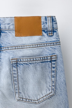 ZARA ДЖИНСЫ SLIM FIT, ГОЛУБОЙ