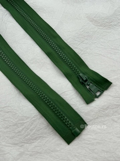 Молния тракторная темно-зеленая