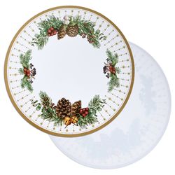 НАБОР ПОДСТАНОВОЧНЫХ САЛФЕТОК "CELEBRATION" ИЗ 4 ШТ., ДИАМЕТР=38 СМ