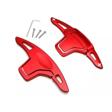 Накладки на подрулевые лепестки Kia K5 / Optima / Cadenza / Sportage 2016-2020 красные