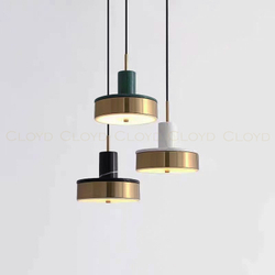 Подвесной светильник Cloyd ARTUS P1 / латунь - зелен.мрамор (арт.11056)