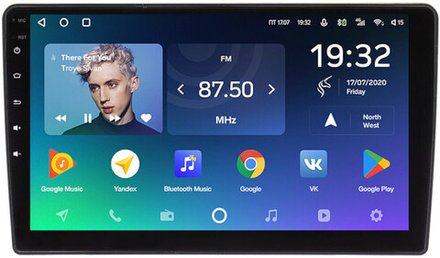 1DIN магнитола без рамки (экран 9") - Teyes SPRO+ Android 10, ТОП процессор, 4-32, 4G SIM-слот