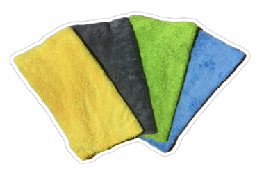 Dry Monster PLUSH Двустороняя плюшевая микрофибра, размер 40см*40см, плотность 500гр/м, цвет желтый