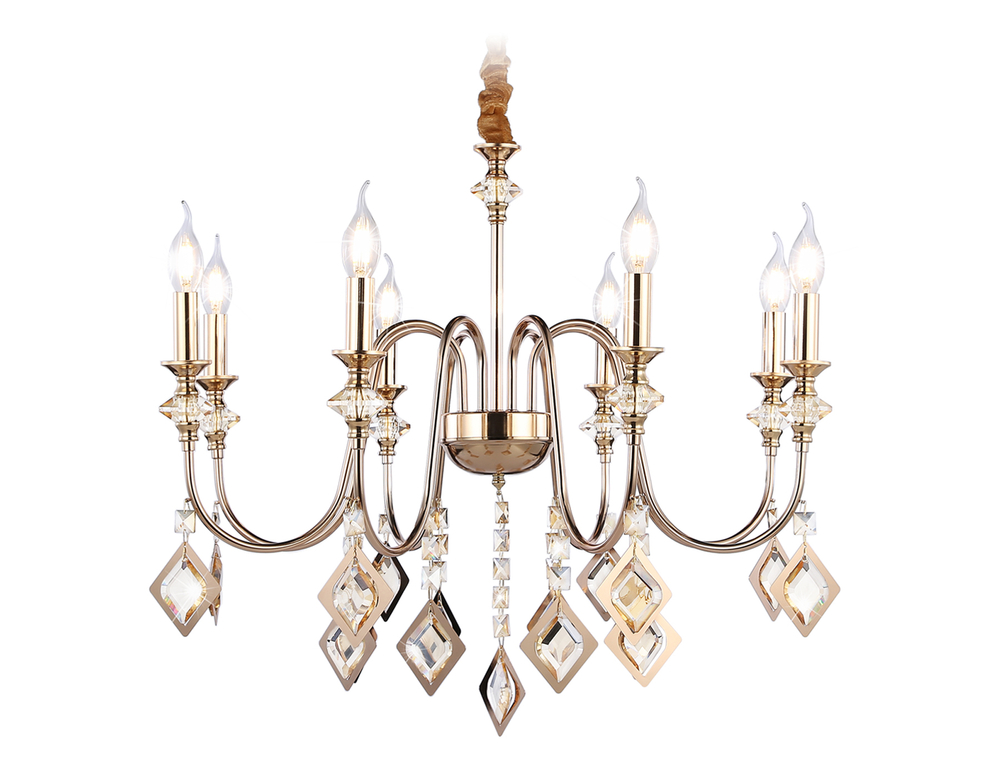 TR4957/8 FGD/TI золото/янтарь E14*8 max 40W D712*625