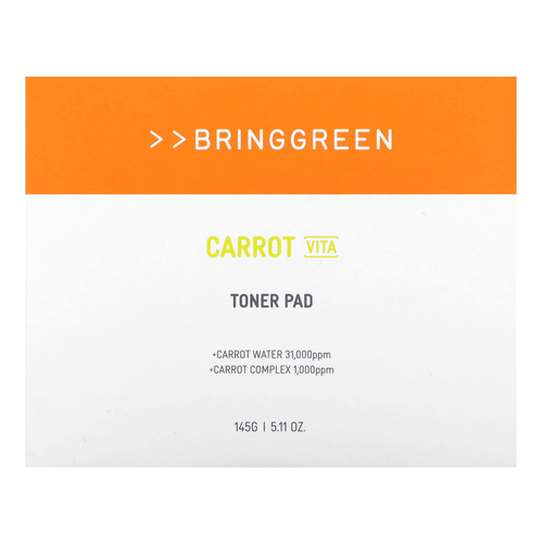 Bringgreen, тонизирующий диск с морковью, 145 г (5,11 унции)