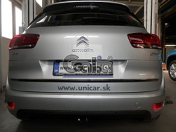 Фаркоп оцинкованный Galia C068A для Citroen C4 Picasso, C4 Grand Picasso 2013-, Peugeot 308 хетчбек, универсал 2013-(паспорт и сертификат в комплекте)(без электрики)