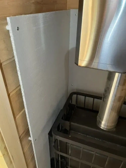 Огнестойкая плита 2 шт ОгнеСТОП 1200*600*9 2шт. по 7кг ( минерит )