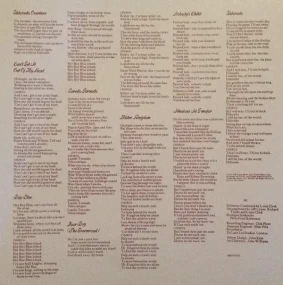 Electric Light Orchestra - Eldorado A Symphony By The Electric Light Orchestra