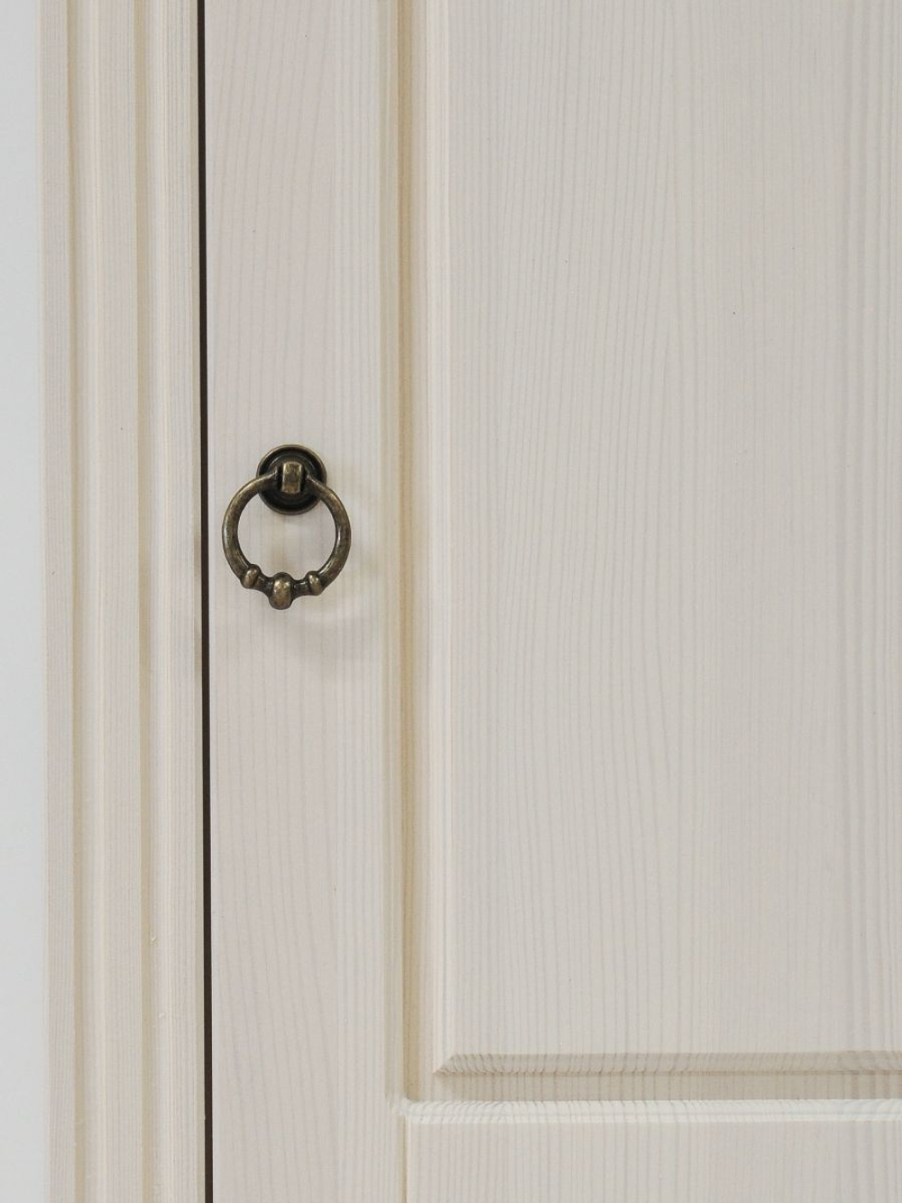 Шкаф 58х41х179, Неаполь, распашной для одежды, в прихожую, спальню, массив сосны, белый, Dipriz