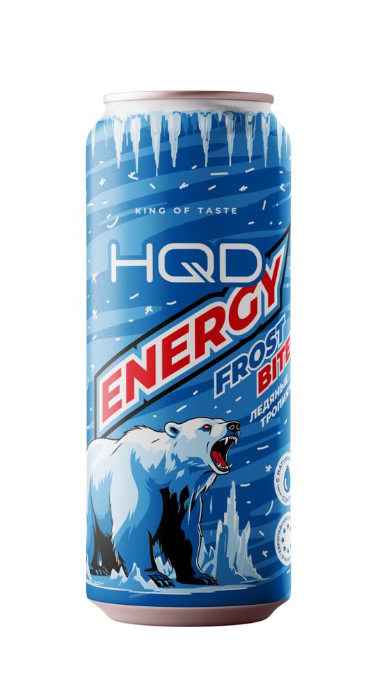 Энергетик HQD - Frost bite, 450 мл