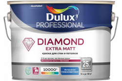 Краска для стен и потолков водно-дисперсионная Dulux Diamond Extra Matt глубокоматовая база BC
