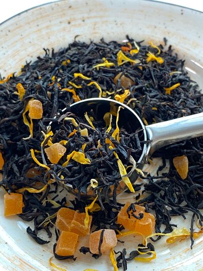 Чёрный чай листовой фруктовый Манговый бриз, 40г