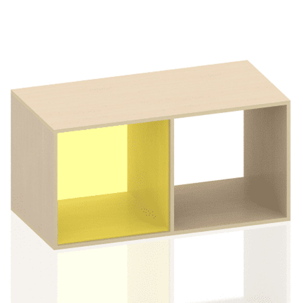 Система хранения Рауд А2 с акриловой цветной вставкой серия СКАНДИК