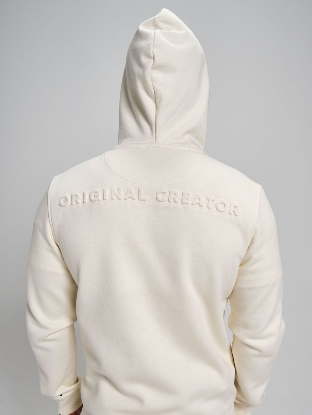 Толстовка мужская ORIGINAL CREATOR ZIP HOODIE, Молочный