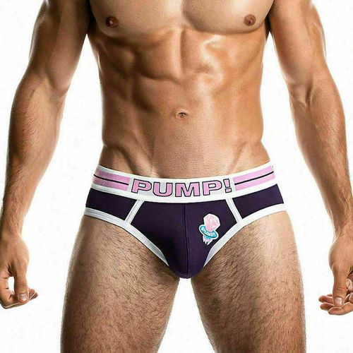 Мужские трусы брифы фиолетовые PUMP! PU018