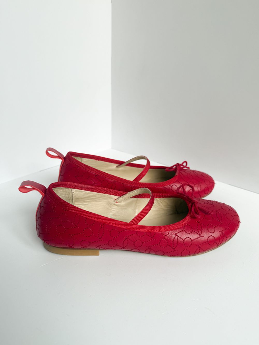 Кожаные туфли-балетки Bonpoint, 34