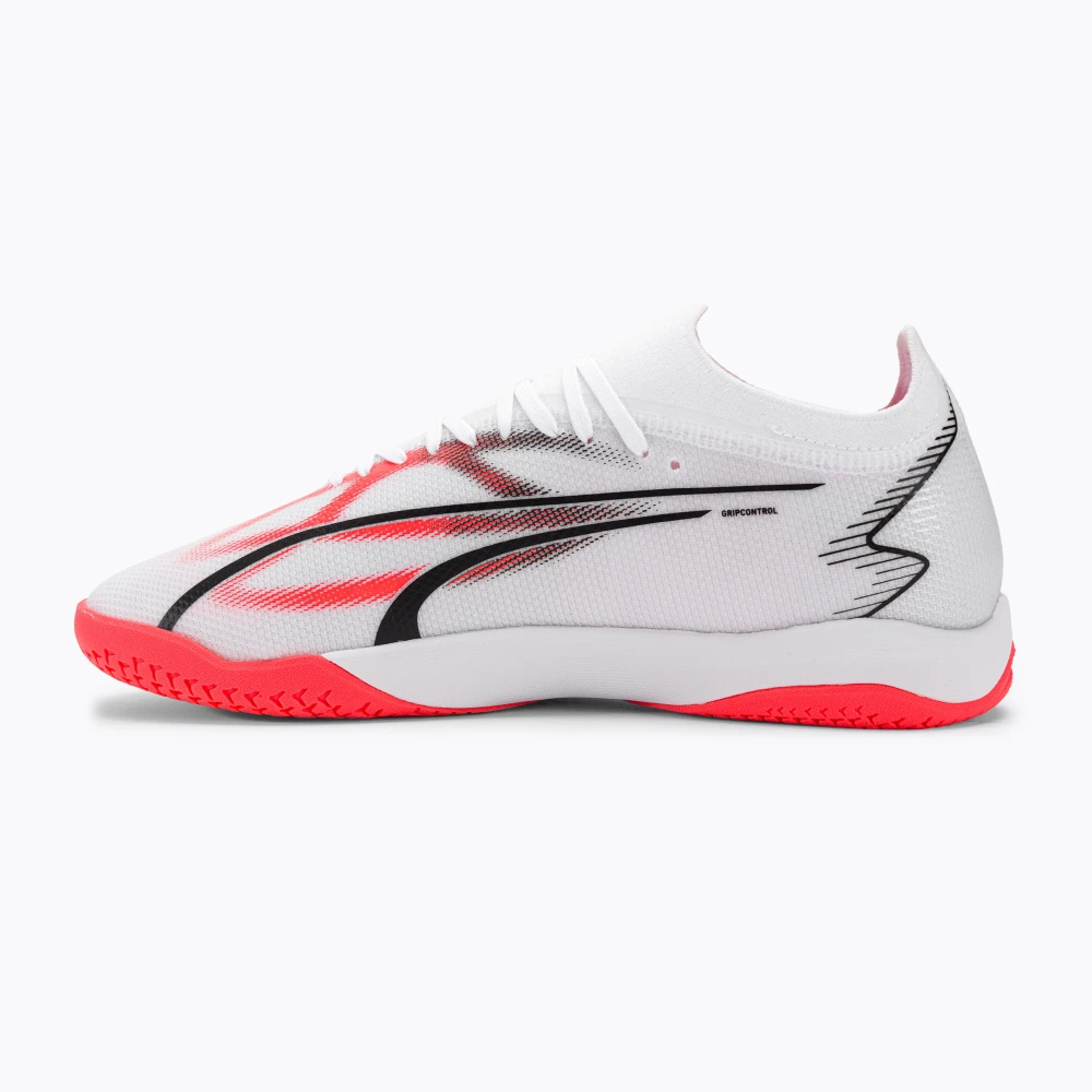 Футзалки PUMA Ultra Match IT puma white/puma black/fire orchid
