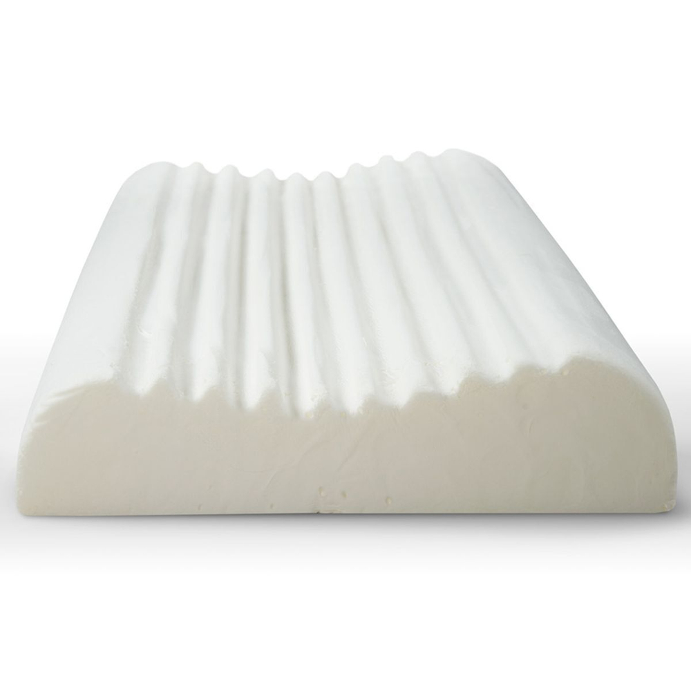 Подушка ортопедическая, 35 х 55 см, пенополиур, чех хл, кант, эфф памяти, ИвШвейСт-т, ПМФ-535п