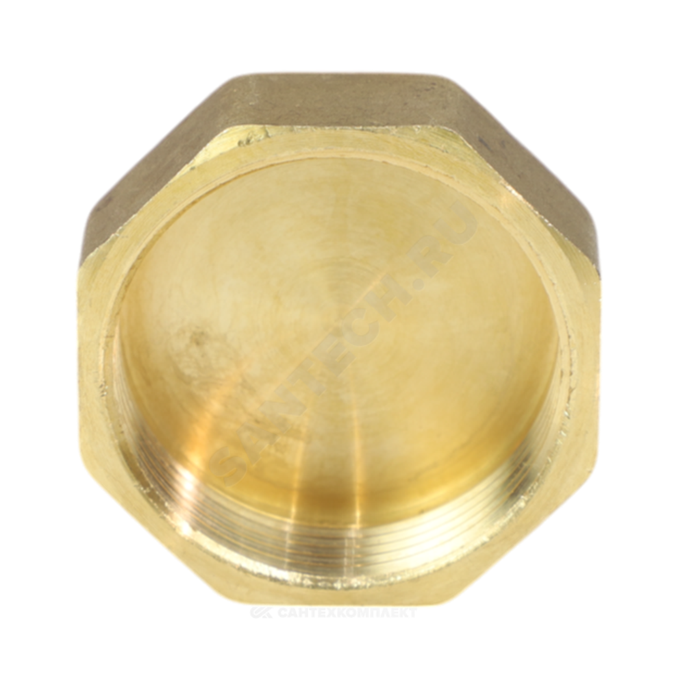 Заглушка латунь Ду 20 (3/4") ВР LD LD.65.504.20