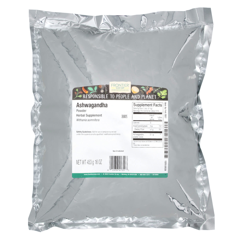 Frontier Co-op, Порошок ашваганды, 453 г (16 унций)