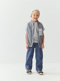 Жилет флисовый "Серый меланж"