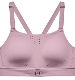 Теннисный бюстгальтер Under Armour Women's Rush High - mauve pink