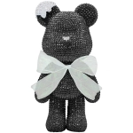 Набор для творчества «ЧУДО-МИШКА», цвет черный, ушко и носик белые, 22*10см (коробка)