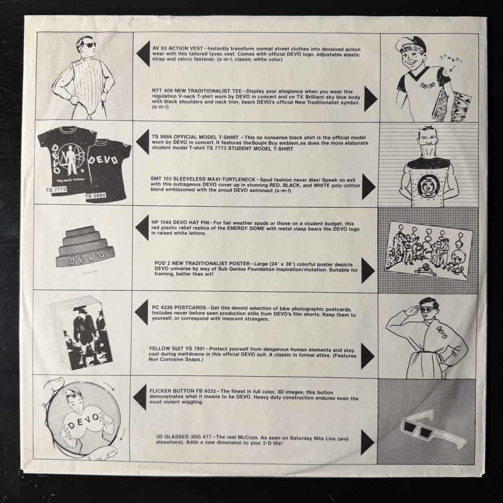 Devo ‎– New Traditionalists (Япония 1981г.) Т