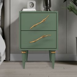 Тумба Арт Колор matte Классик Голд Зеленый нефрит матовый
