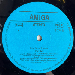 Винтажная виниловая пластинка LP Пудис Puhdys Far From Home (ГДР 1981)