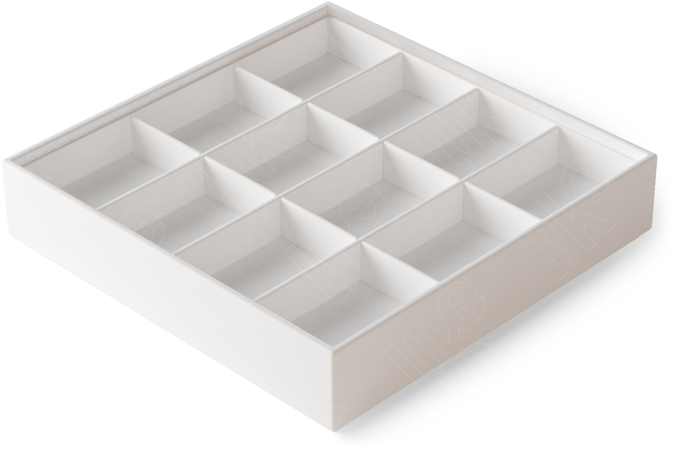 Планшет Дельта/2 серия/приподнятое дно/12 ячеек 05 (48х64 мм.)