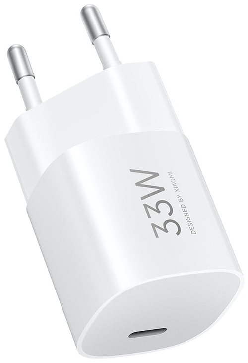 Зарядное устройство Xiaomi 33W Nano Power Adapter (USB-C) EU USB Type-C 33 Вт белый