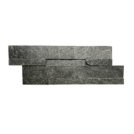 Натуральный камень Сланец Сильвер Грей / Silver Grey Pharaon 150x400x8-16 Модерн