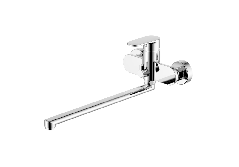 AQ1842CR НИКА смеситель для ванны с длинным изливом