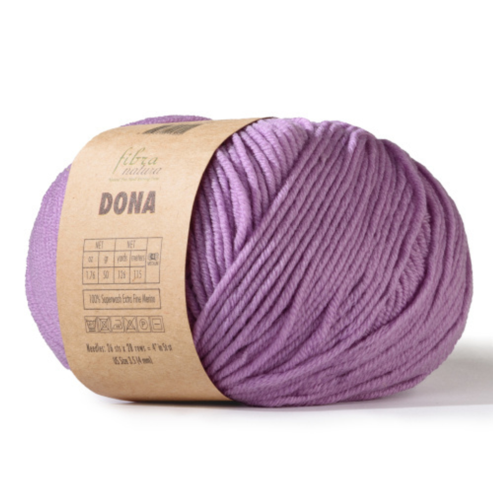 Пряжа Dona 50г, 115м, 100% меринос экстрафайн (цена за 1 шт)