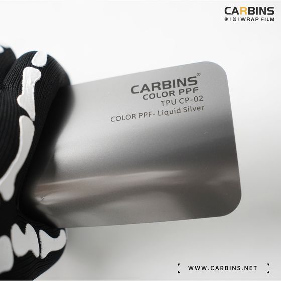 Веер образцов полиуретановой цветной пленки Carbins Color PPF