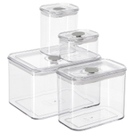 Набор из 4-х контейнеров для хранения с крышкой и клапаном keep in