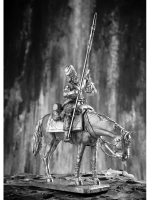 Оловянный солдатик Конный казак с пикой