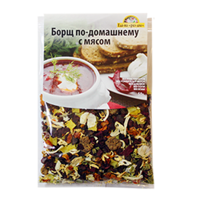 Борщ по-домашнему с мясом 50 г ("Здоровая Еда")