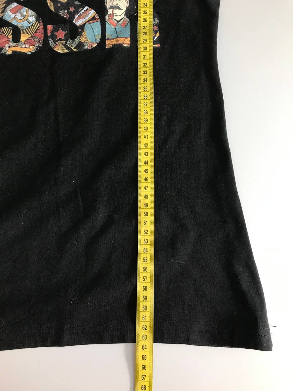 Футболка с принтом базовая, маркировка XL, визуально на 50 размер