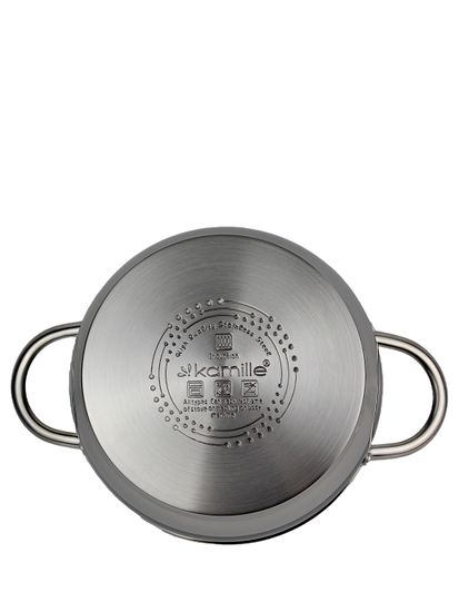 Набор кастрюль 8 предметов 2 л; 2,7 л; 3,6 л; 5,9 л. Kamille KM 5766 из нержавеющей стали